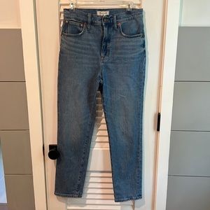 Madewell- The perfect vintage jean in banner wash